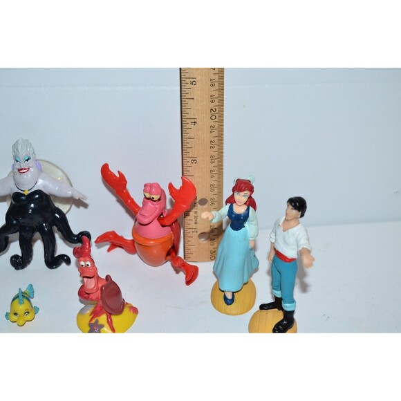 Vtg Disney Princess Ariel Little Mermaid Figures Lot Cake Toppers Sea Witch - Picture 4 of 6